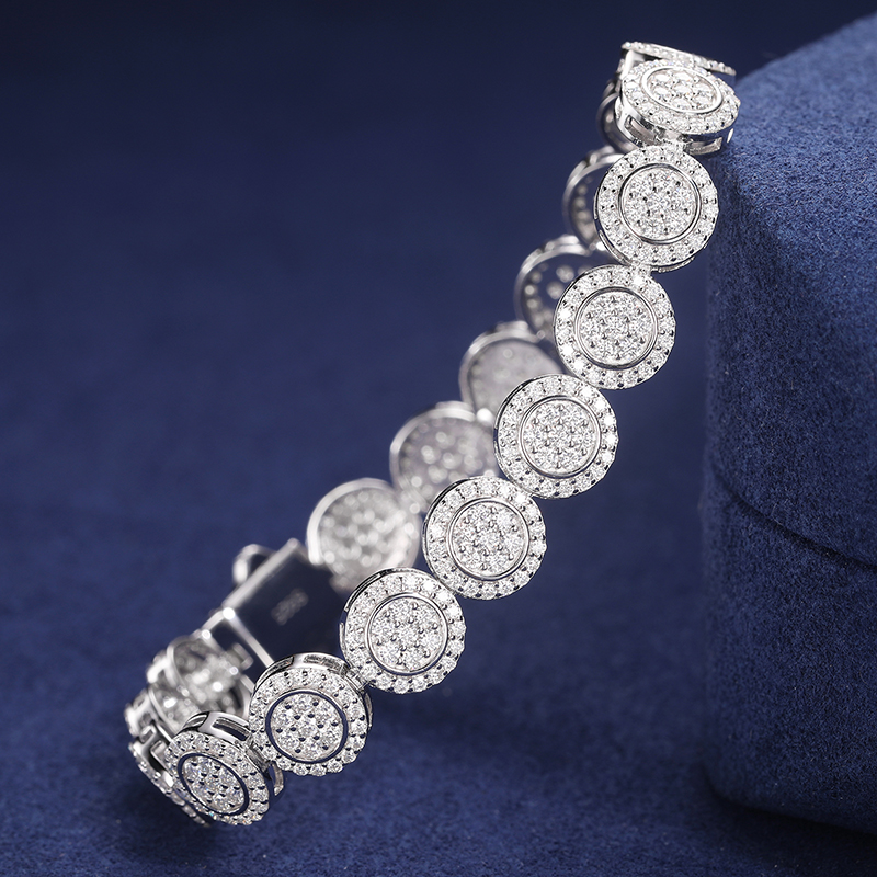 Circle Moissanite Bracelet
