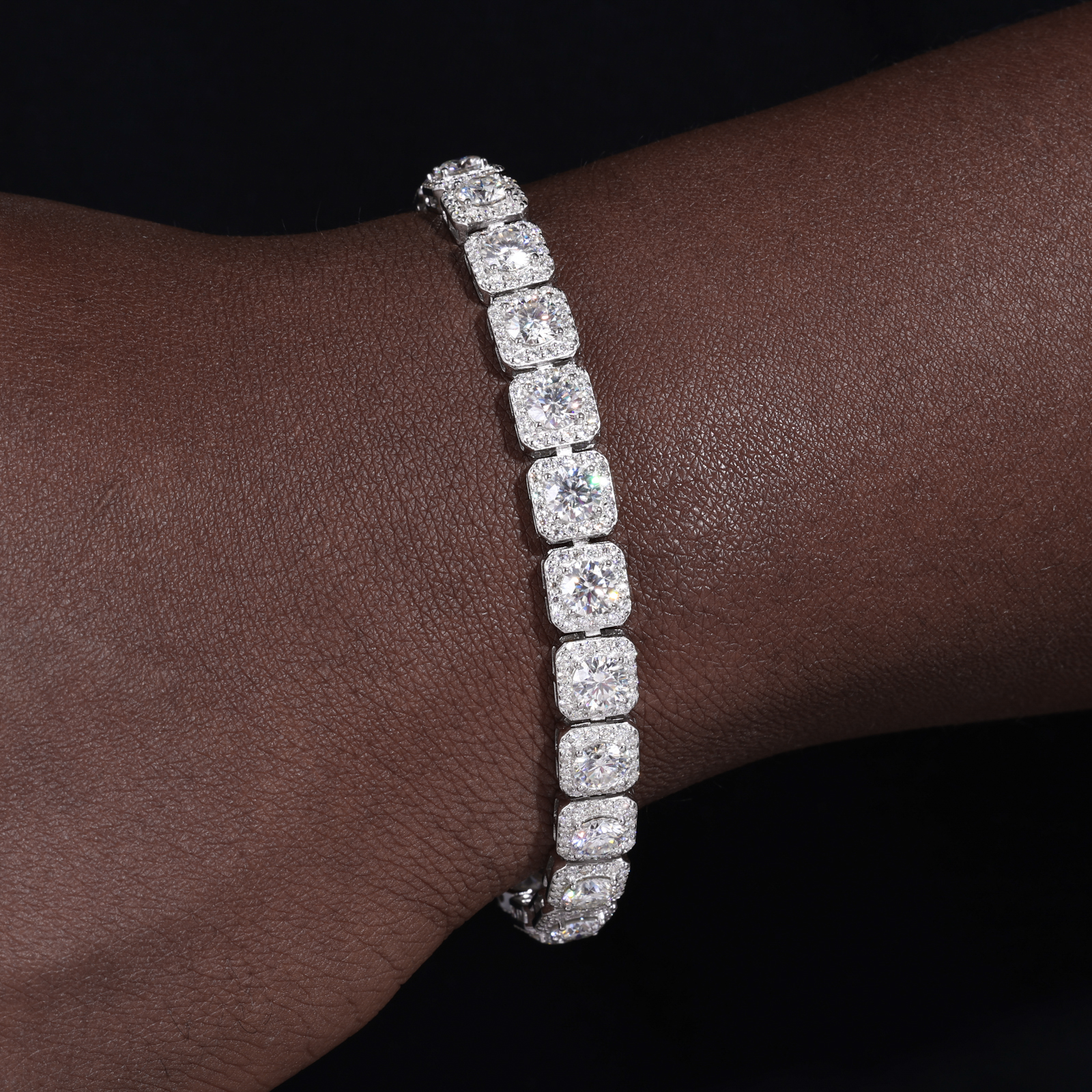 Halo Tennis Bracelet 6/8mm
