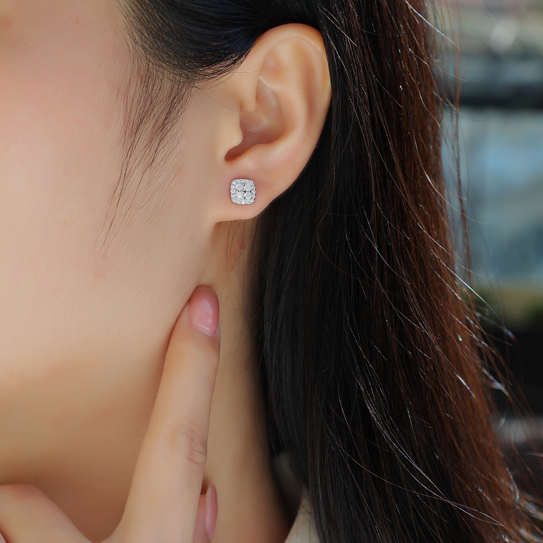 Selene Moissanite Earrings