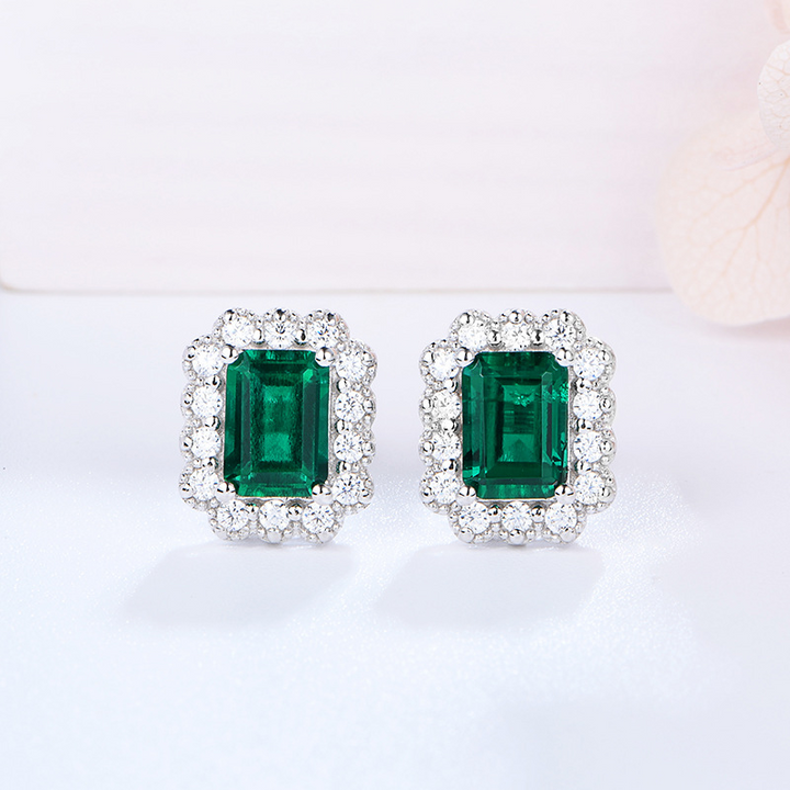Zironus Emerald Earrings