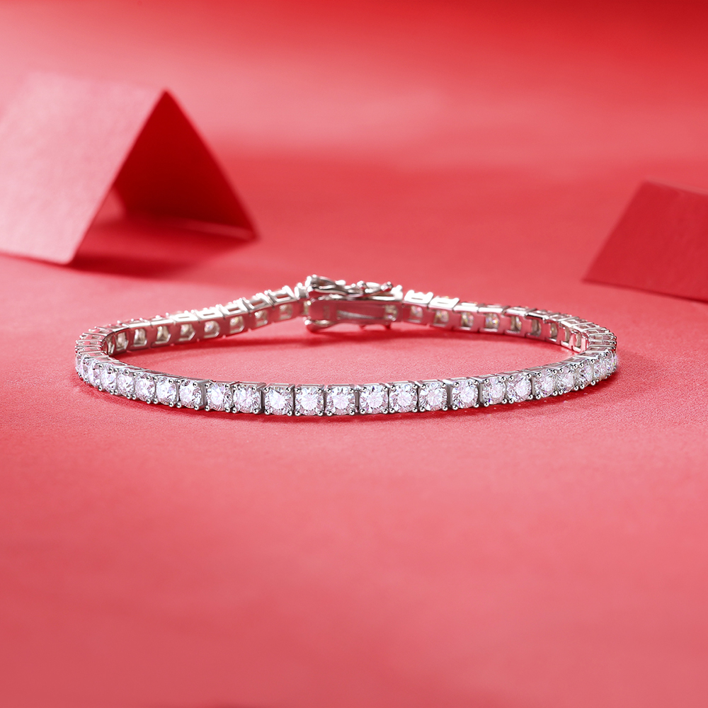 Stellar Tennis Moissanite Bracelet