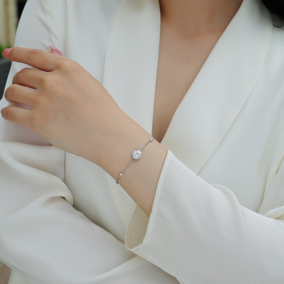 Silverlight Moissanite Bracelet