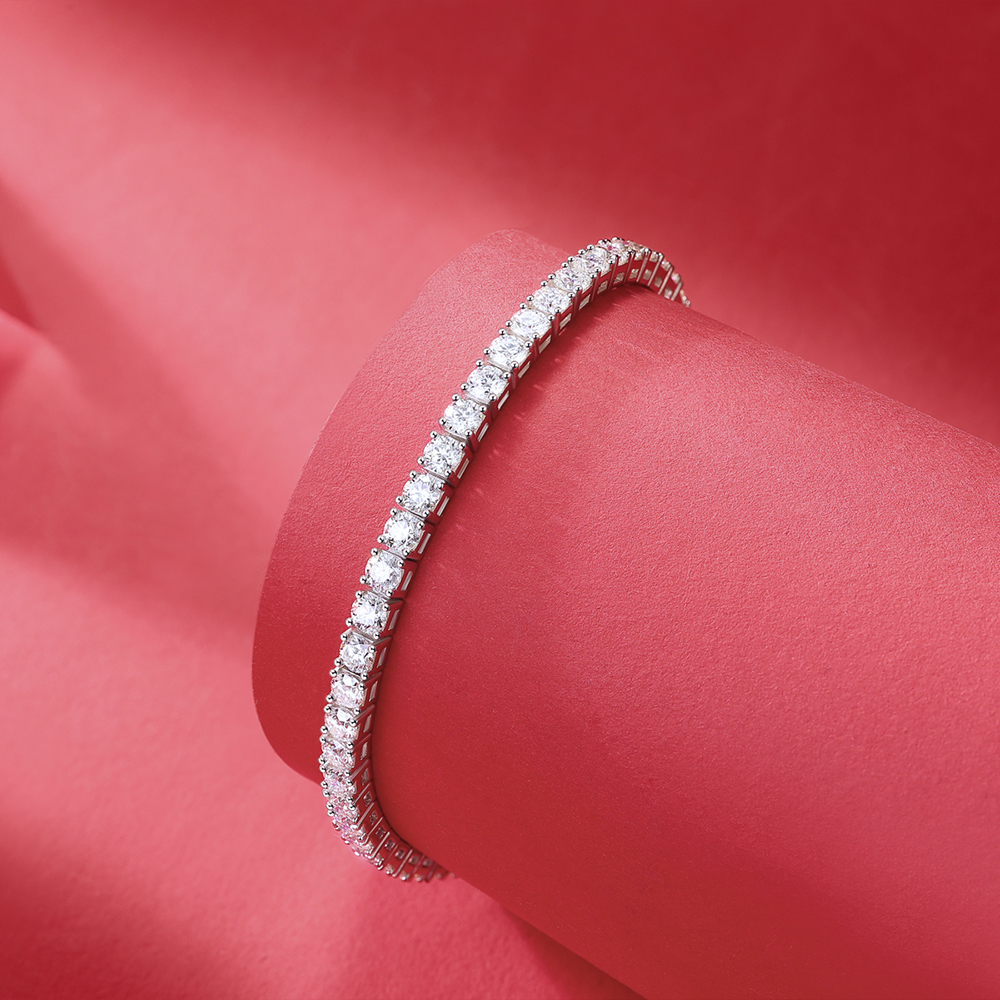 Stellar Tennis Moissanite Bracelet