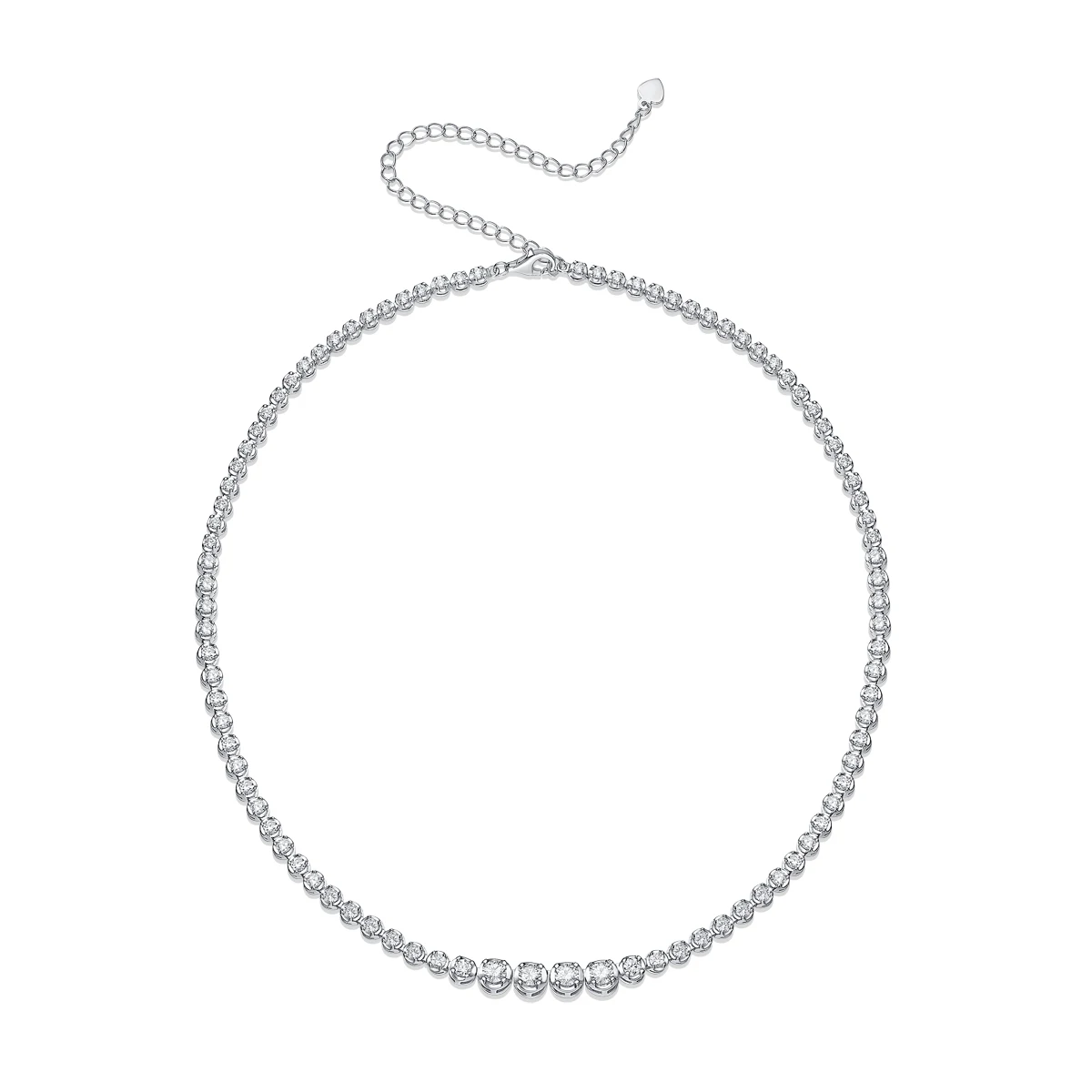 1.2CT Moissanite Tennis Necklace