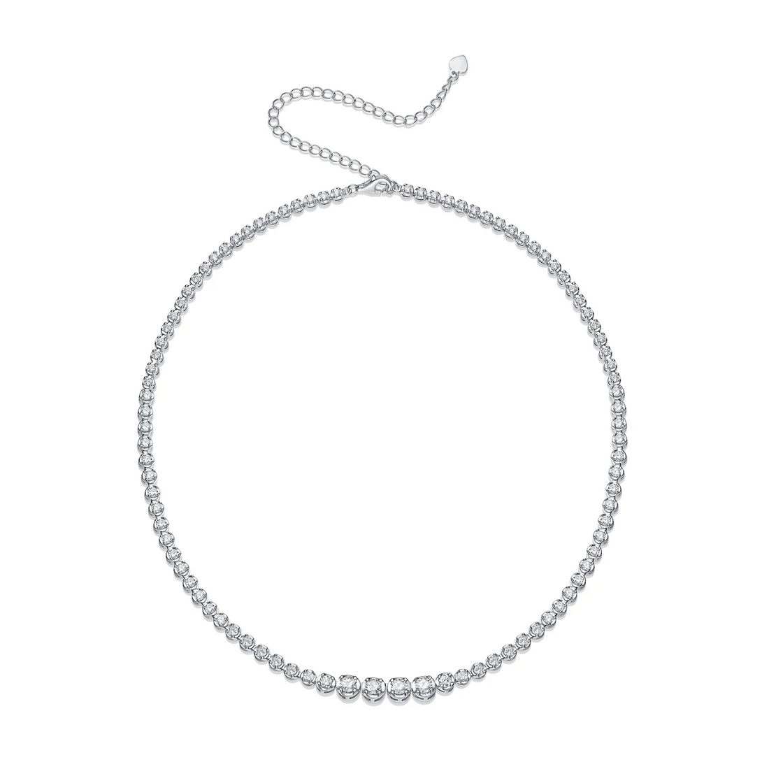 1.2CT Moissanite Tennis Necklace