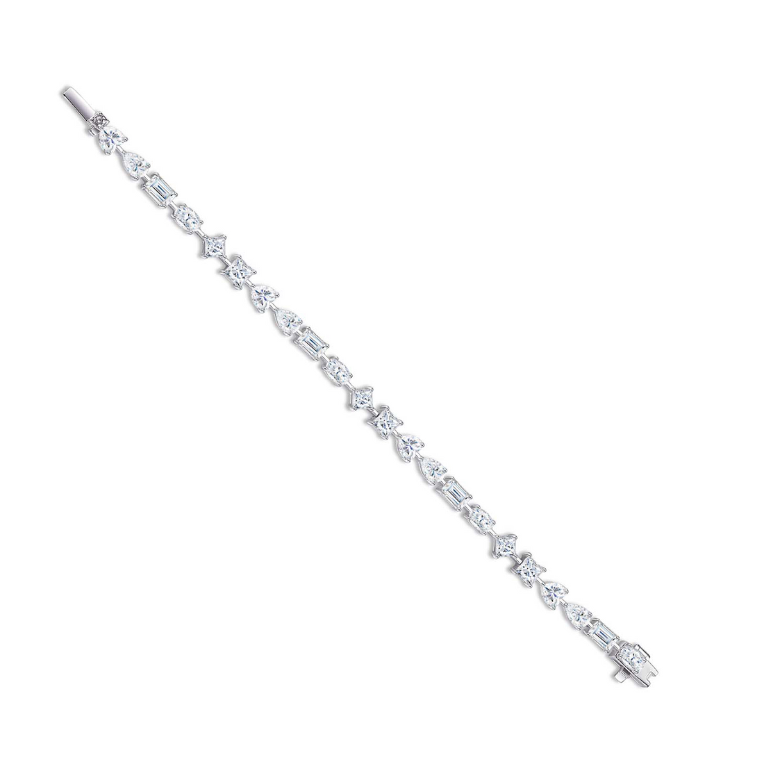 Mini Cut Moissanite Bracelet