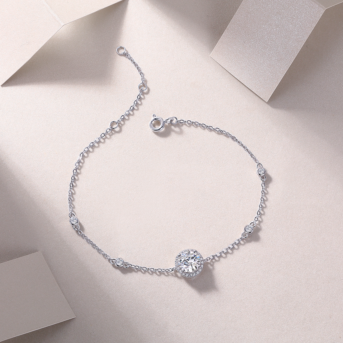 Silverlight Moissanite Bracelet