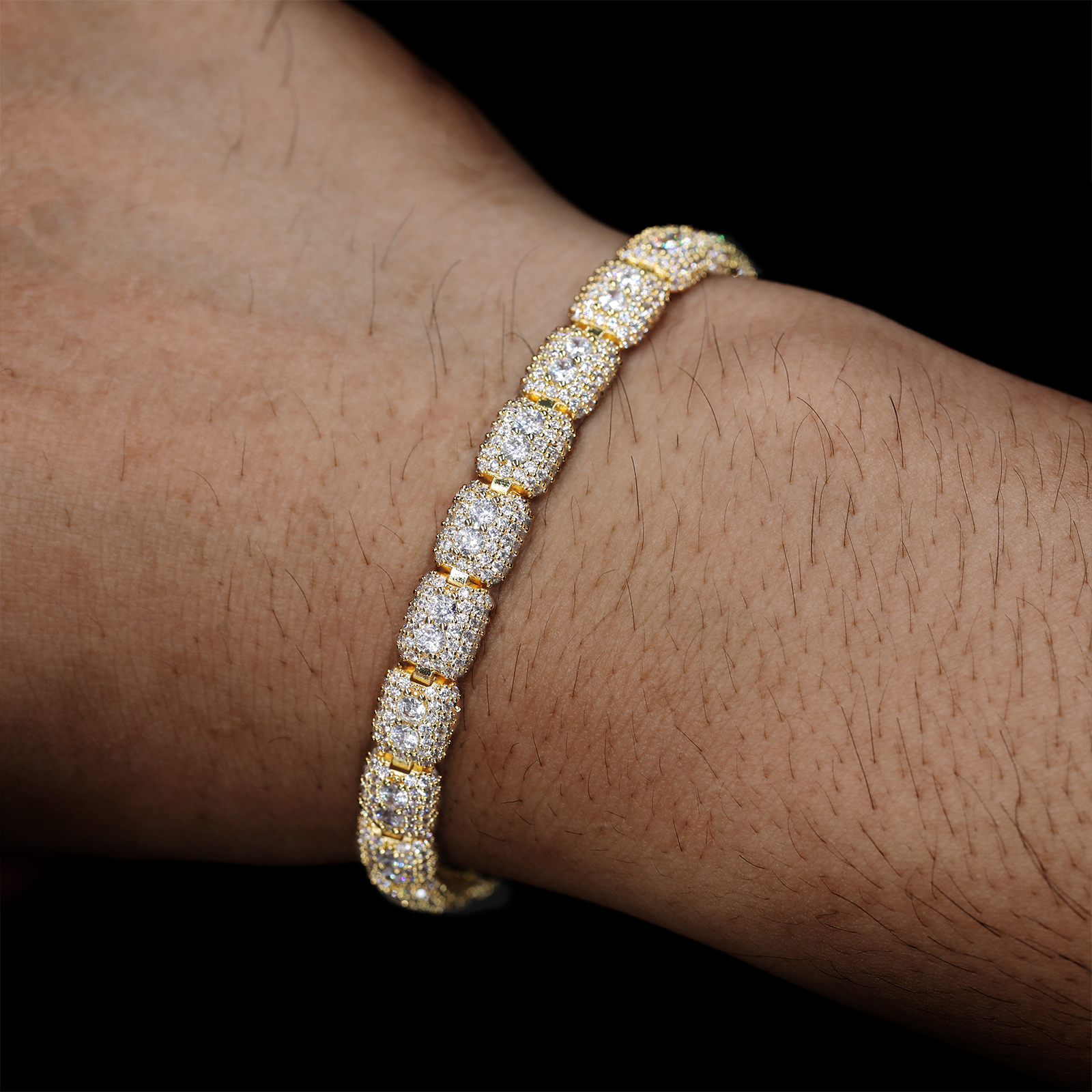 7mm Aurora Moissanite Bracelet