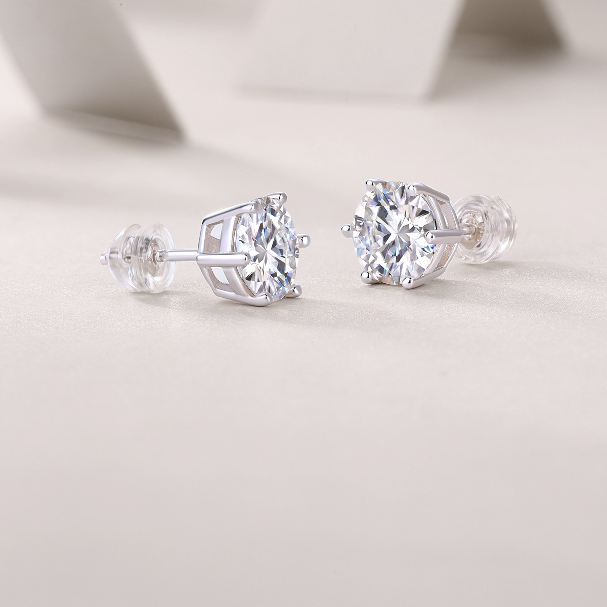 Luna Moissanite Earrings