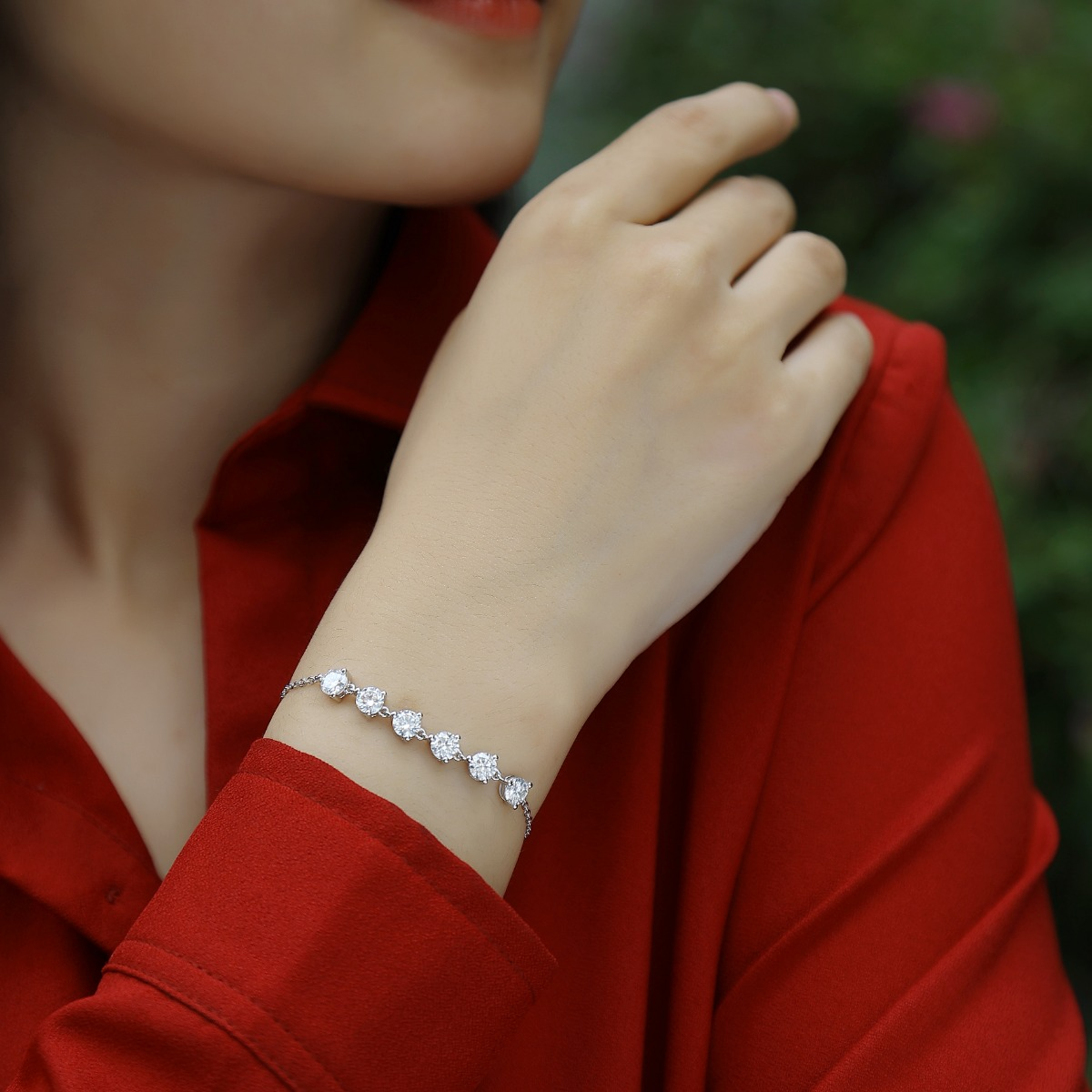 Selene Moissanite Bracelet