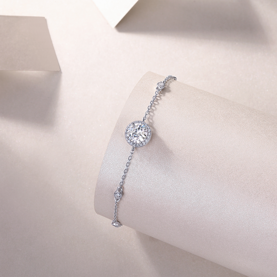 Silverlight Moissanite Bracelet