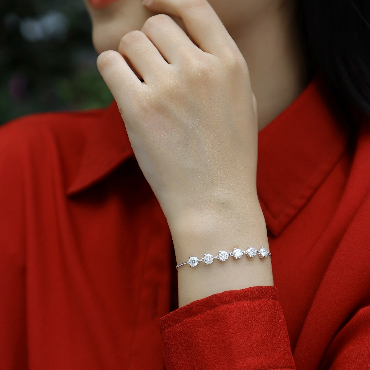 Selene Moissanite Bracelet