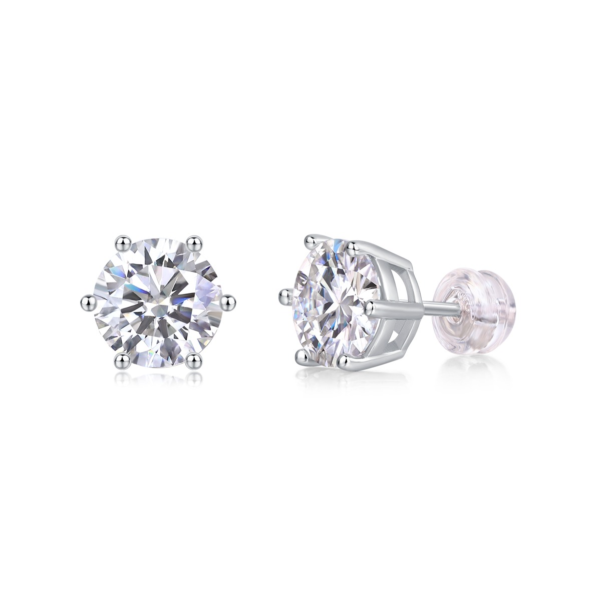 Luna Moissanite Earrings