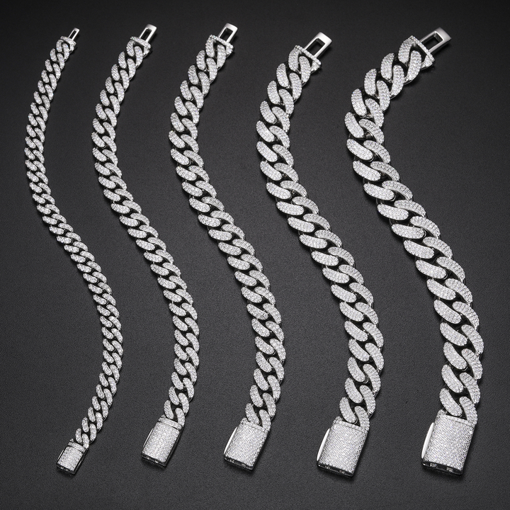 Men Cuban Bracelet 6/8/10/12mm