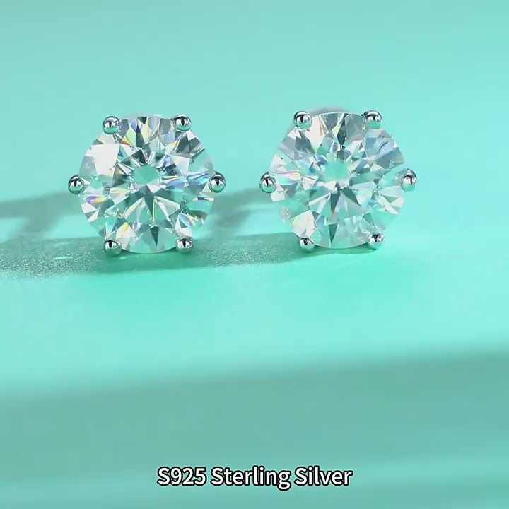 Luna Moissanite Earrings