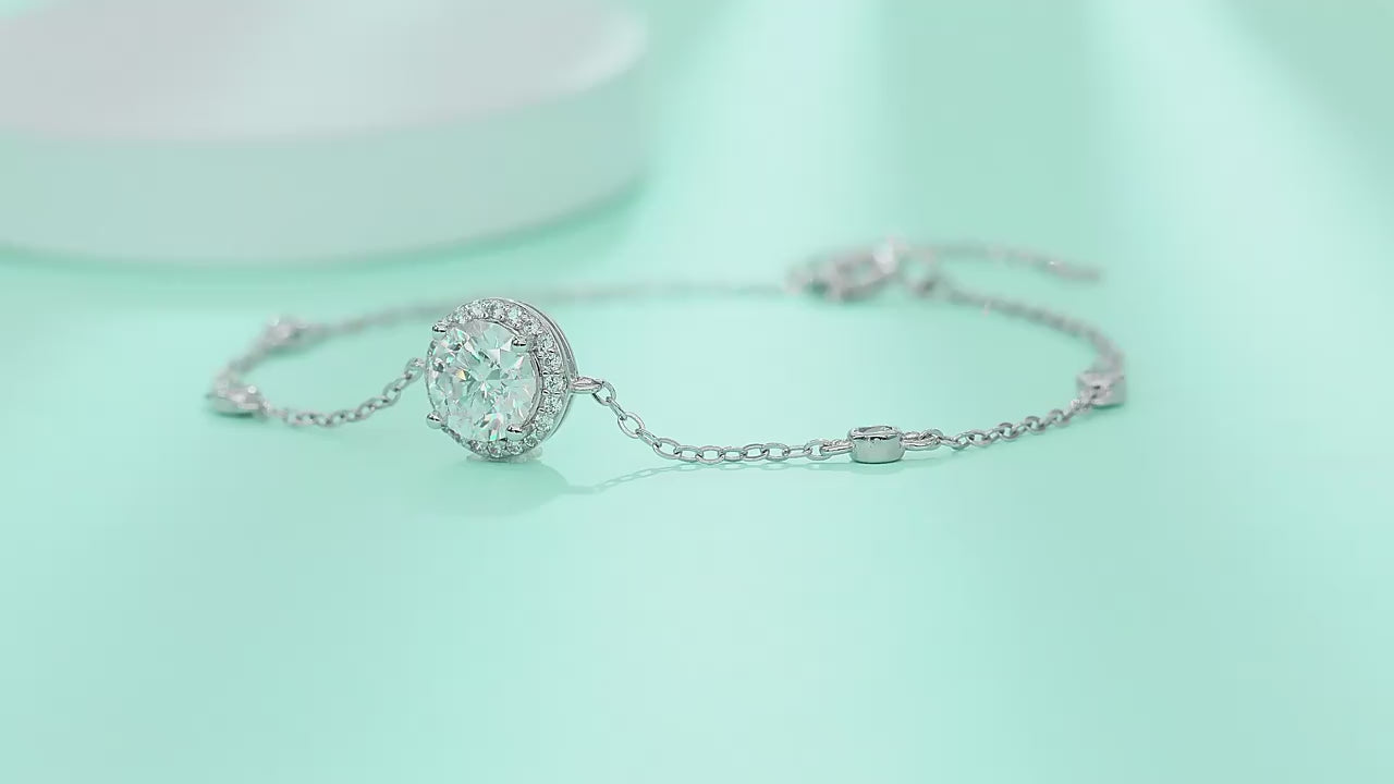 Silverlight Moissanite Bracelet