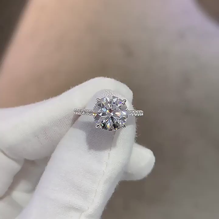 4CT Orions Moissanite Ring