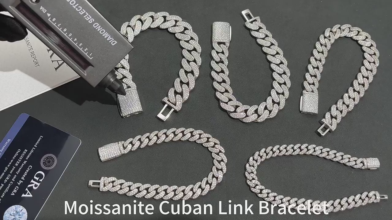Men Cuban Bracelet 6/8/10/12mm