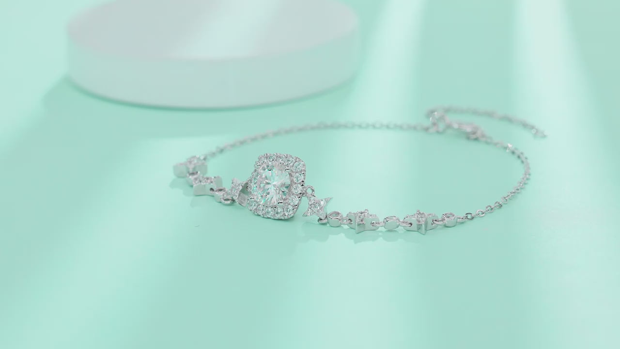 Lyra Moissanite Bracelet