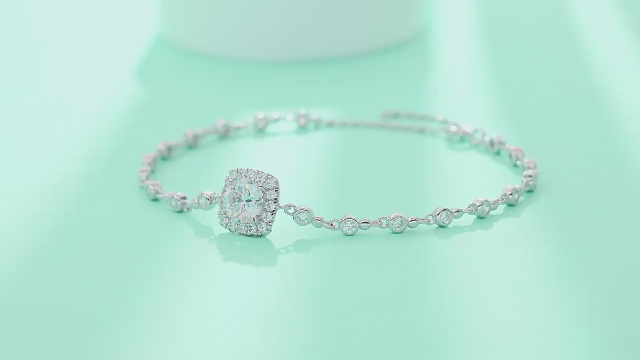 Eterna Moissanite Bracelet