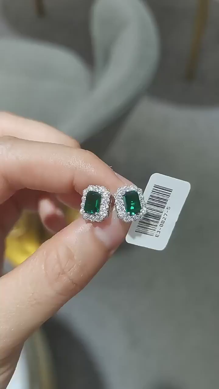 Zironus Emerald Earrings