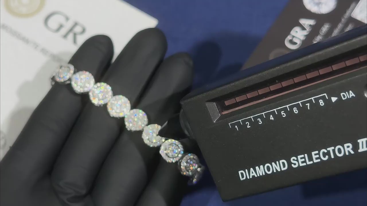 Circle Moissanite Bracelet