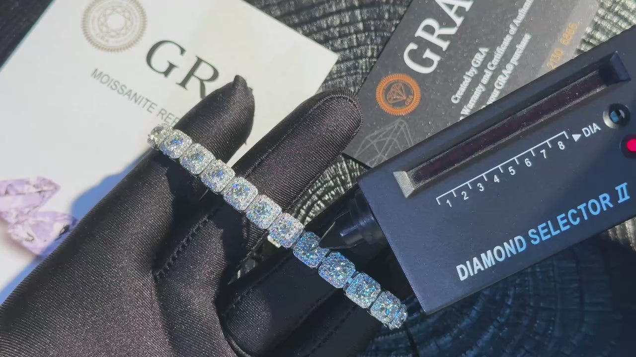 Halo Tennis Bracelet 6/8mm