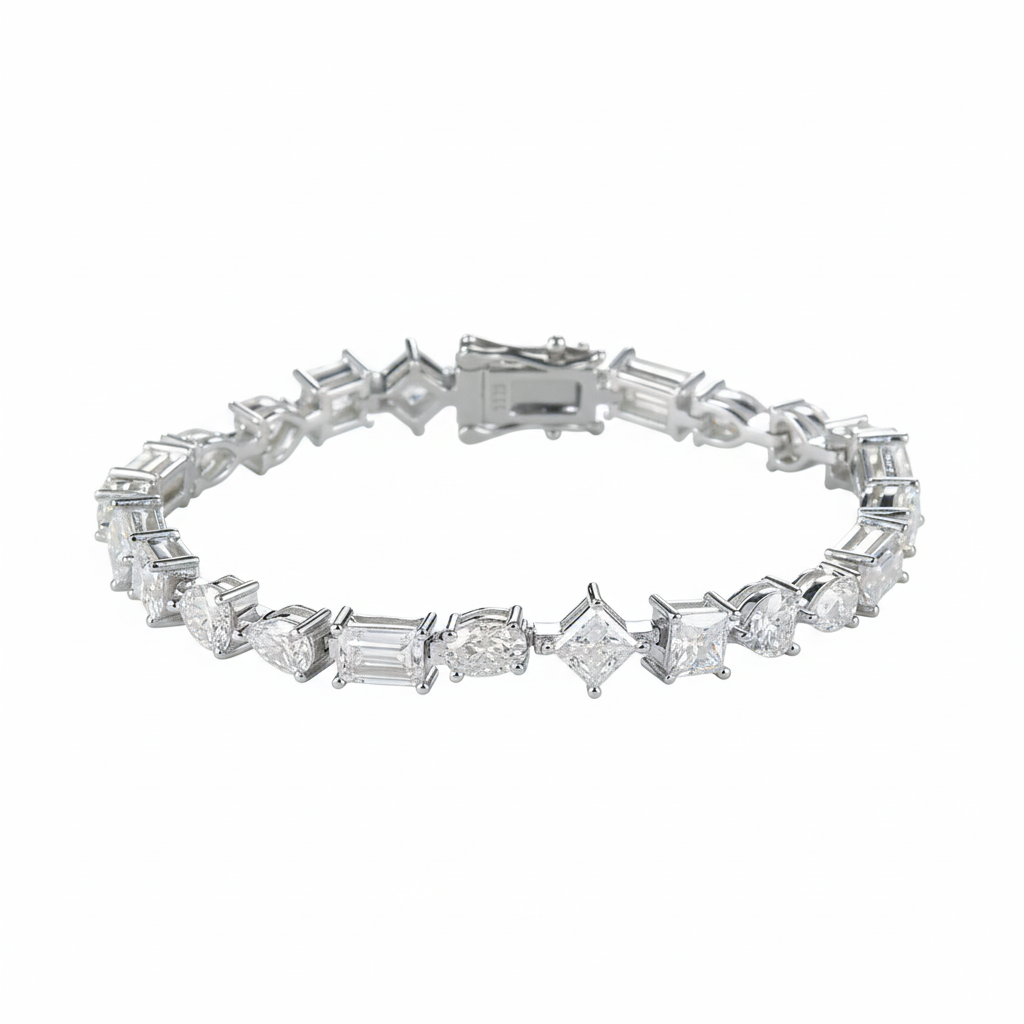 Shapes Moissanite Bracelet